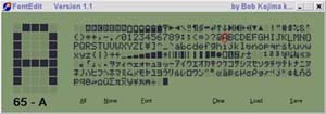 Font Edit screenshot
